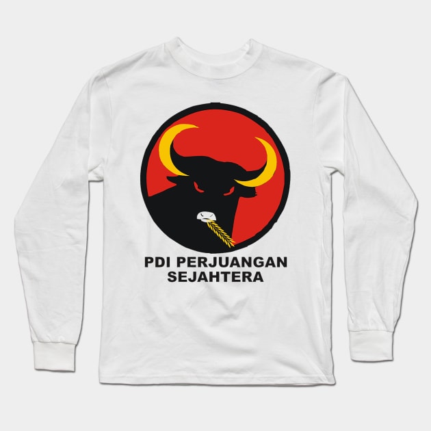 PDI FOREVER Long Sleeve T-Shirt by Pdi Perjuangan